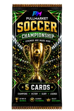 Soccer Championship - 5 Cards pack